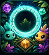TileWild glowing jungle portal icon.